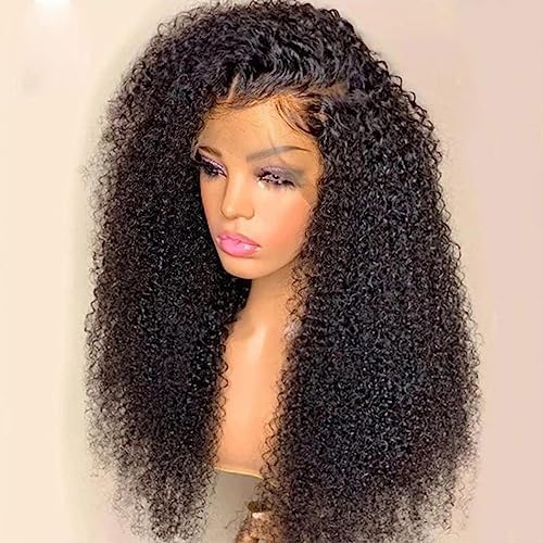 Lace Front Wigs Afro Kinky Curly Human Hair 13x6 HD Lace Wigs