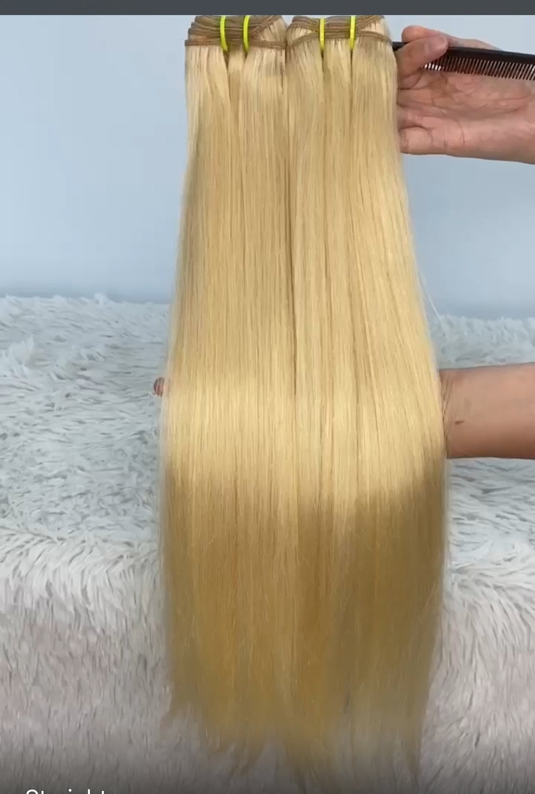 3x Bundles | Luxurious Raw Blonde Hair (Straight)